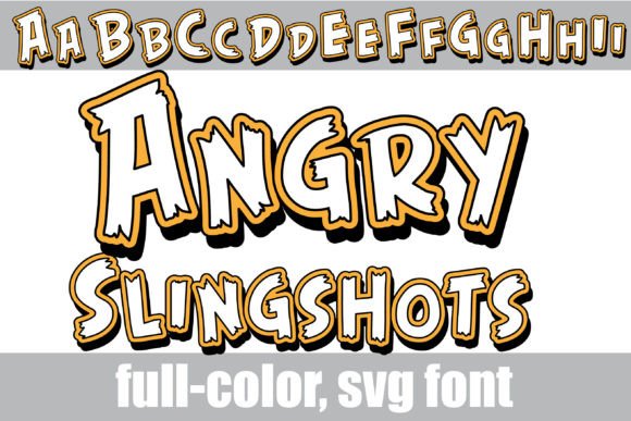 Angry Slingshots: A Bold Typeface for Brand Impact