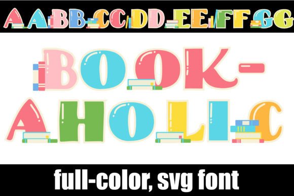 Bookaholic: A Colorful Serif Font for Memorable Branding