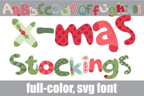 Boost Holiday Campaigns with the X-mas Stockings Display Font
