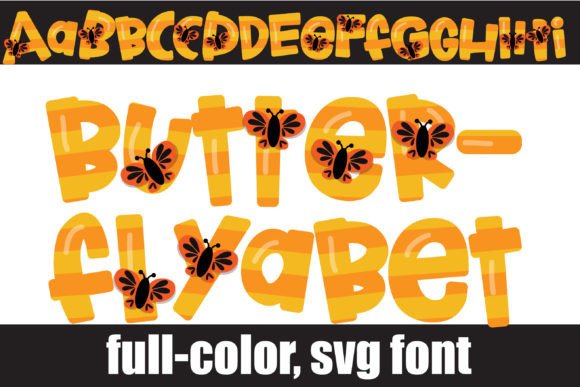Butterflyabet Warm: A Color Font for Vibrant Campaigns