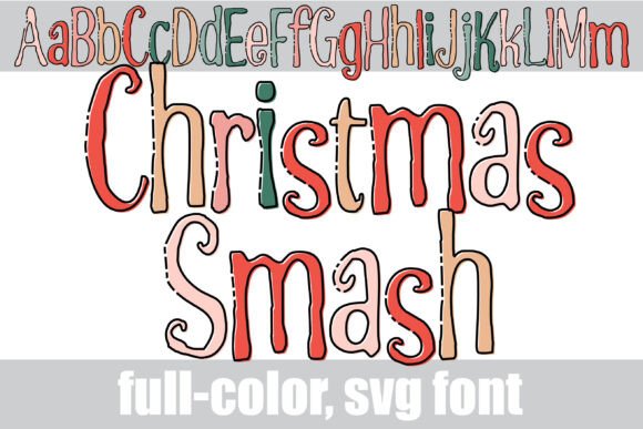 Christmas Smash: A Festive Display Font for Editorial Design