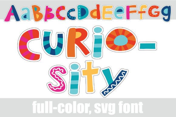 Curiousity: A Color Font for Summer Campaigns