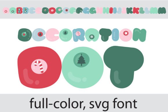 Decoration Dot: A Festive Font for Small Business Branding