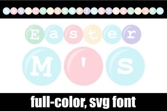 Designing Joy: Easter M s as a Colorful Display Font