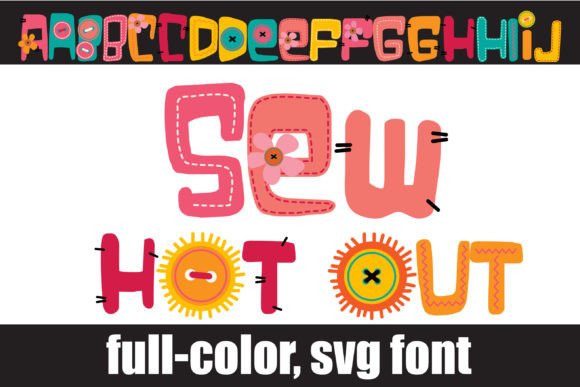Designing Joy: The Sew Hot out Typeface for Editorial Layouts
