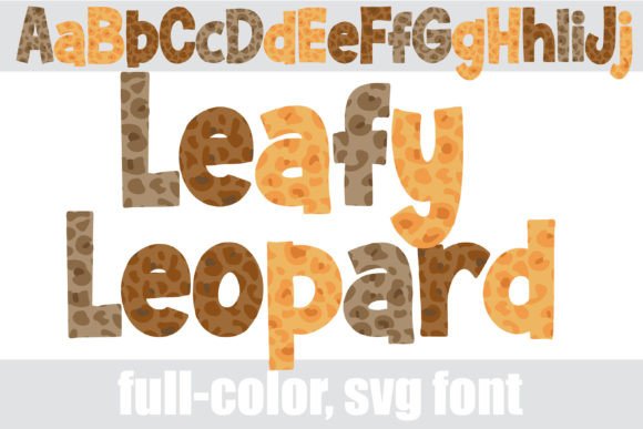 Designing with Leafy Leopard: A Colorful Typeface for Editors
