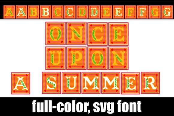 Designing with Once Upon a Summer: A Color Font for Web