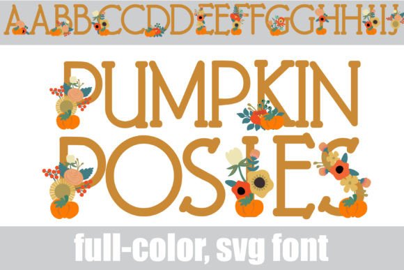 Designing with Pumpkin Posies: A Color Font for Web Headers