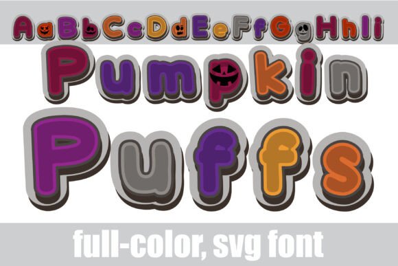 Designing with Pumpkin Puffs: A Playful Color Font for Editors