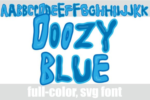 Doozy Blue: A Bold Color Font for Modern Brand Identity