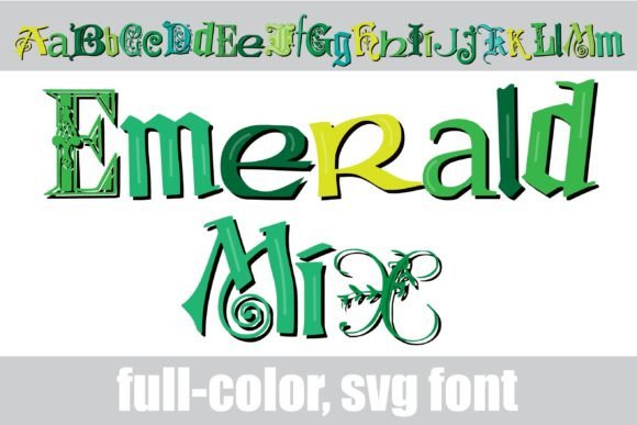Emerald Mix: A Color Font for Consistent Branding
