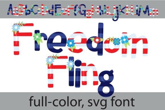 Freedom Fling: A Color Font That Elevates Small Business Branding