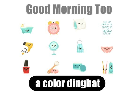 Good Morning Too: A Kawaii Display Font for Social Campaigns