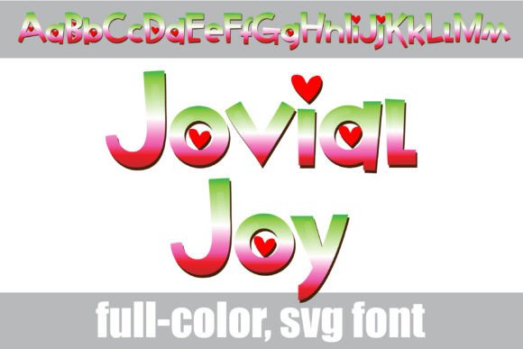 Jovial Joy: The Color Font That Stops the Scroll
