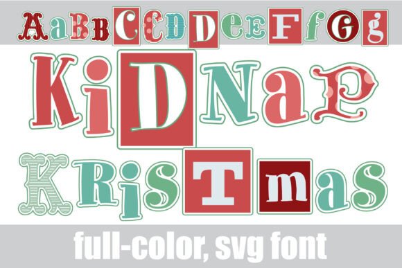Kidnap Kristmas: The Ransom Note Font for Holiday Campaigns