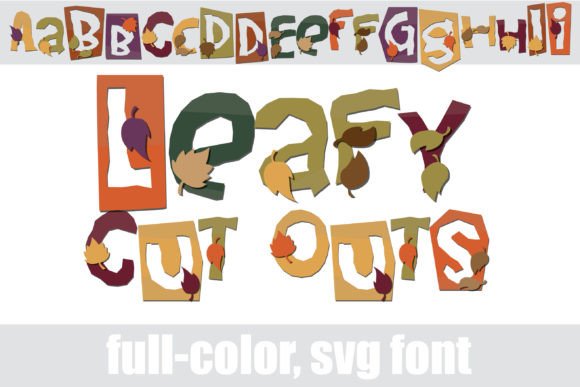 Leafy Cut Outs: The Display Font That Elevates Autumn Campaigns
