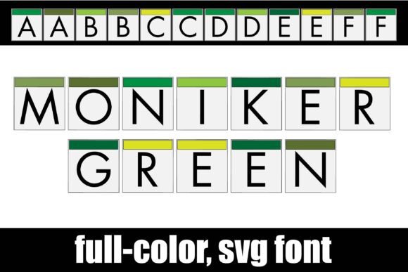 Moniker Green: A Vibrant Typeface for Handmade Brands