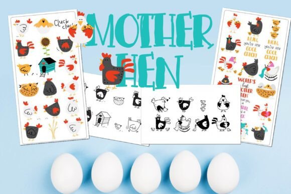 Mother Hen: A Warm, Textured Color Font for Bold Branding