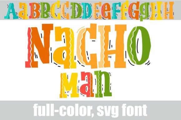 Nacho Man: A Color Font for Vibrant Brand Identity