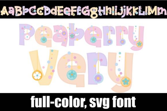 Peaberry Very: A Playful Color Font for Handmade Brands