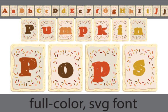 Pumpkin Pops: A Designer's Take on Bold Color Typography