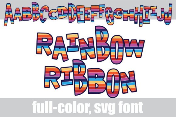 Rainbow Ribbons Font Review: A Colorful Choice for Brand Identity