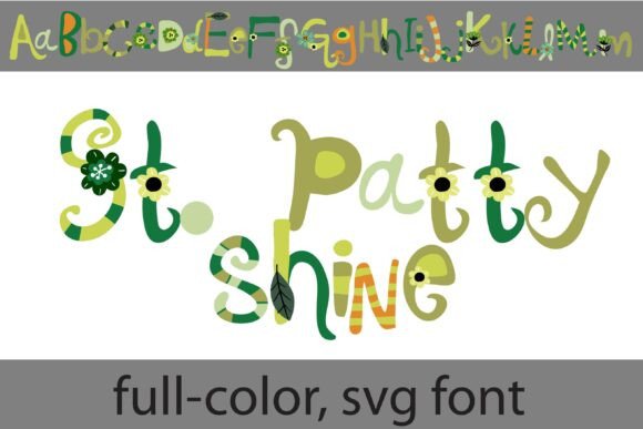 St. Patty Shine: A Color Font That Elevates Small Business Branding