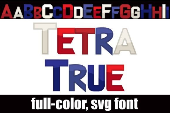 Tetra True: A Color Font for Bold Editorial Design