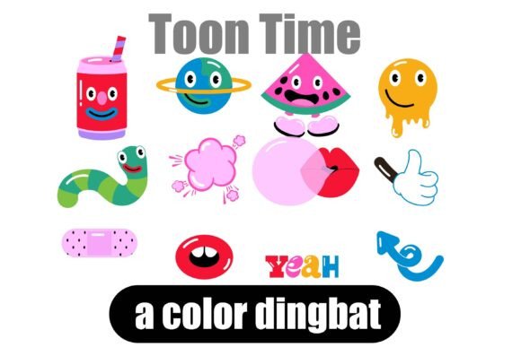 Toon Time Font: A Playful Typeface for Social Campaigns