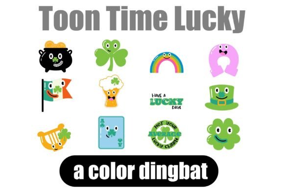 Toon Time Lucky: A Playful Display Font for Digital Brands