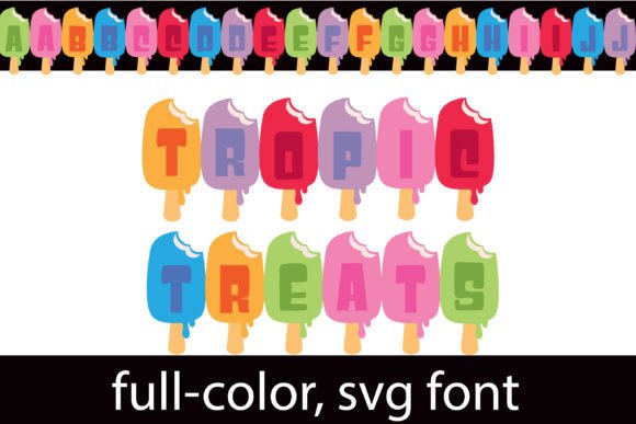 Tropic Treats: The Color Font That Stops the Scroll