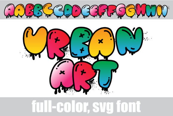 Urban Art Font: Vibrant Graffiti Style for Crafters